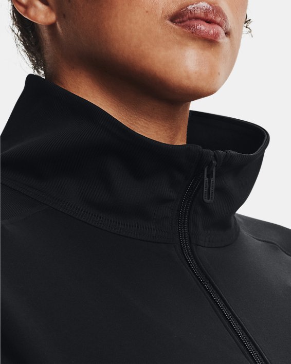 Women's UA Meridian Jacket, Black, pdpMainDesktop image number 3